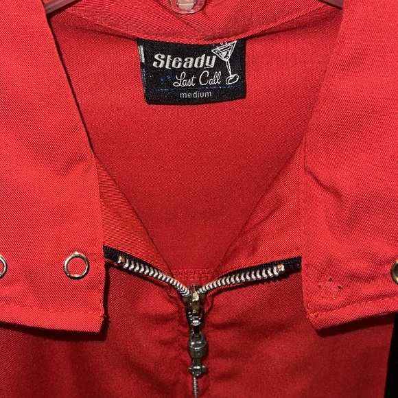 Retro Red Spring Jacket (Medium) - Picture 3 of 3